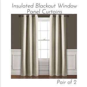 Lush Decor Absolute Blackout Insulated Grommet Window Curtain